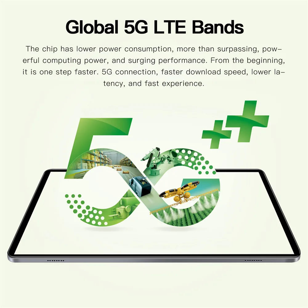 2025 Global Version New Original P60Pro Tablets Android 14 Tab 16GB+1TB 20000mAh High-end 5G Dual SIM Tablet PC With keyboard