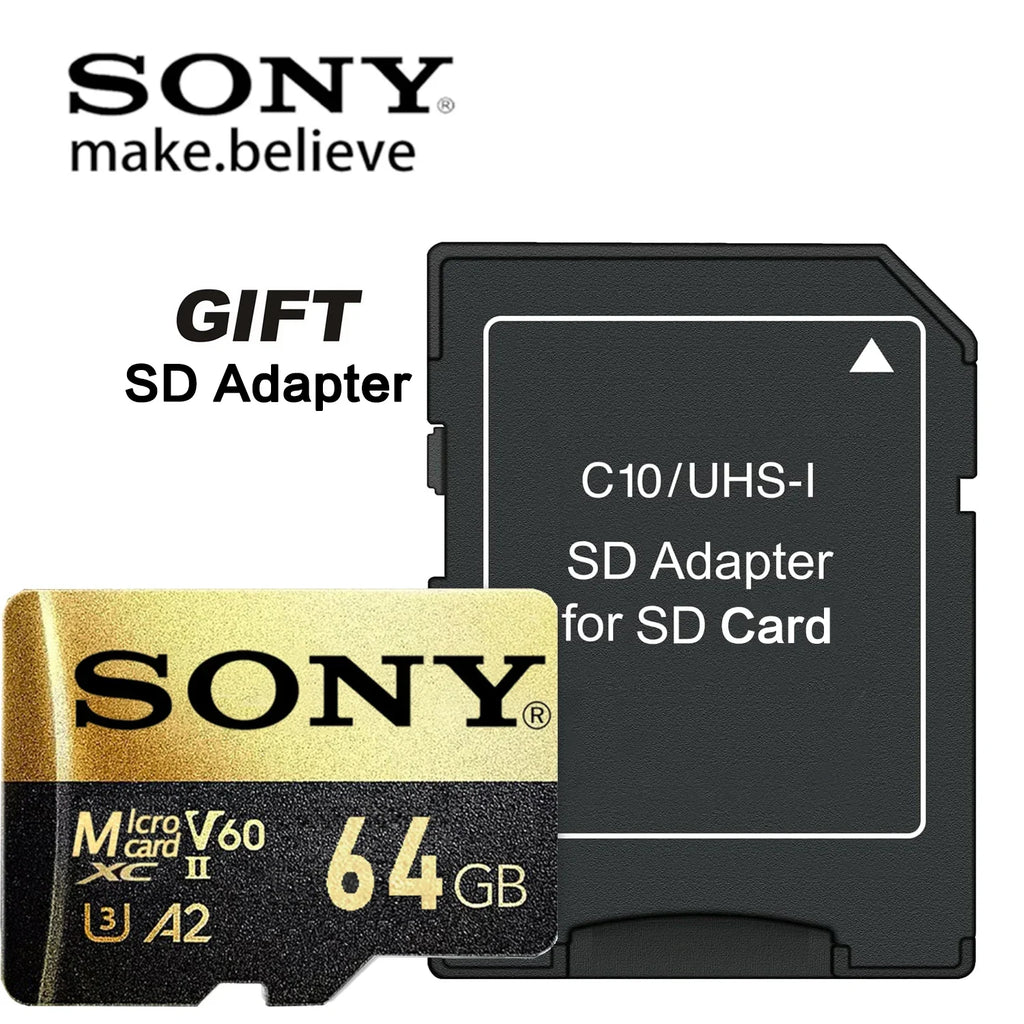 Sony SD Memory Card 1TB Ultra Micro SD Card 512GB 128GB 256GB Microsd U3 V30 4K Full HD TF Memory Flash Card For Xiao Mi Phone