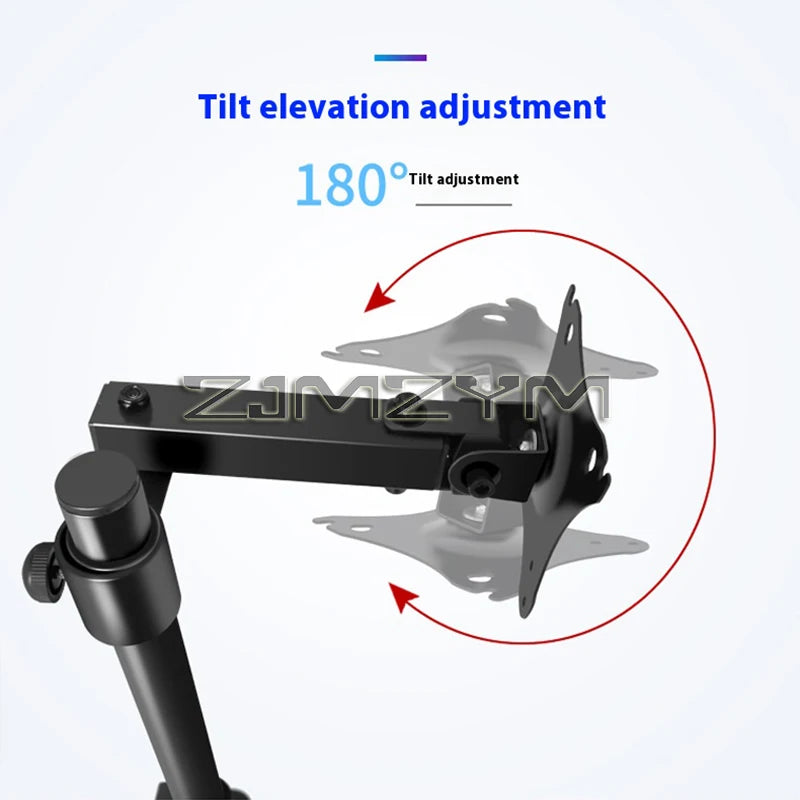 Single Monitor Bracket 14 To 27 Inches Screen Computer Desk Mount Stand Adjustable Monitor Arm Screen Holder