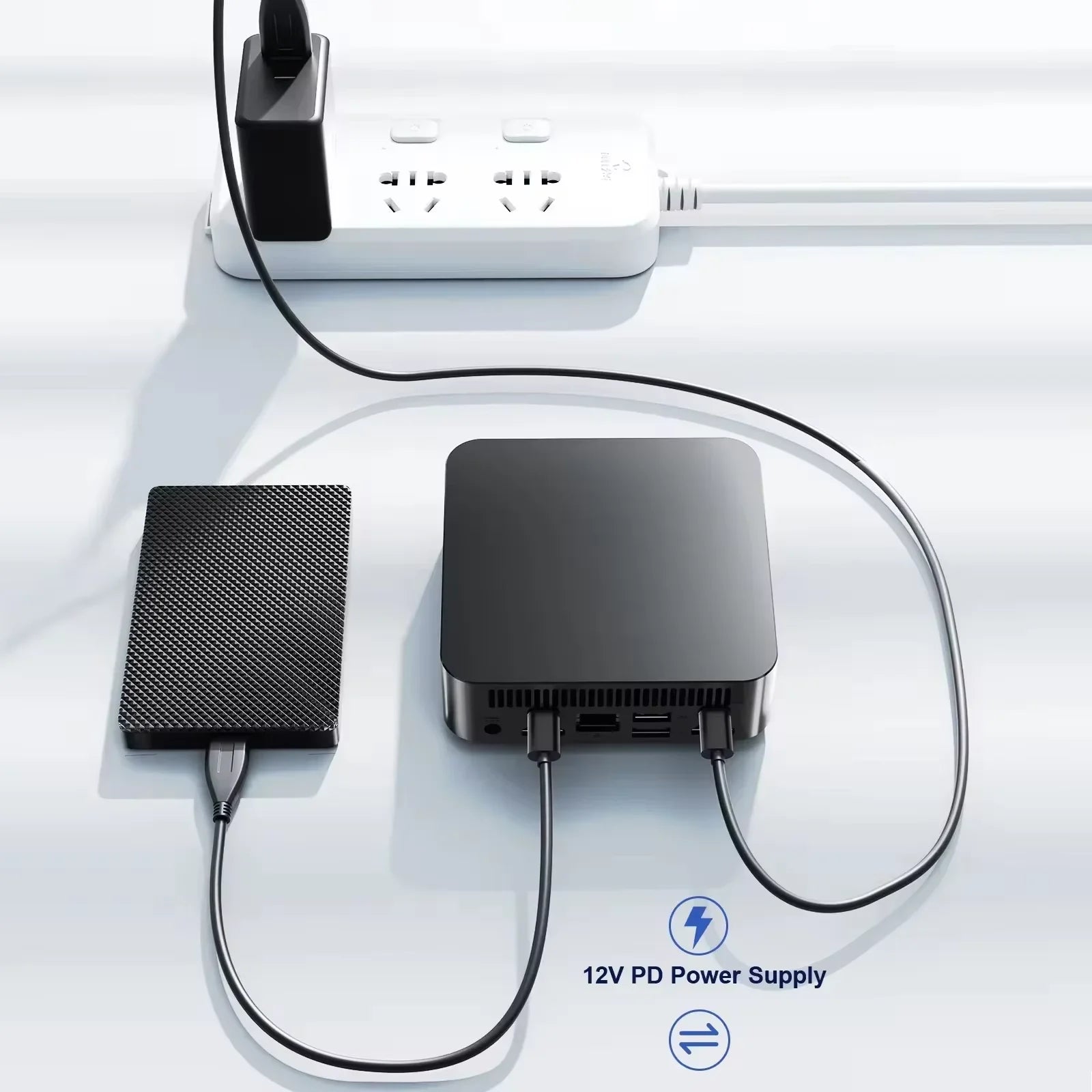 New intel i9 8950HK Mini PC Windows 11 16GB DDR4 512GB 1TB 2TB SSD Portable Gaming Mini PC WiFi 6 4K Mini Computer PC Desktop