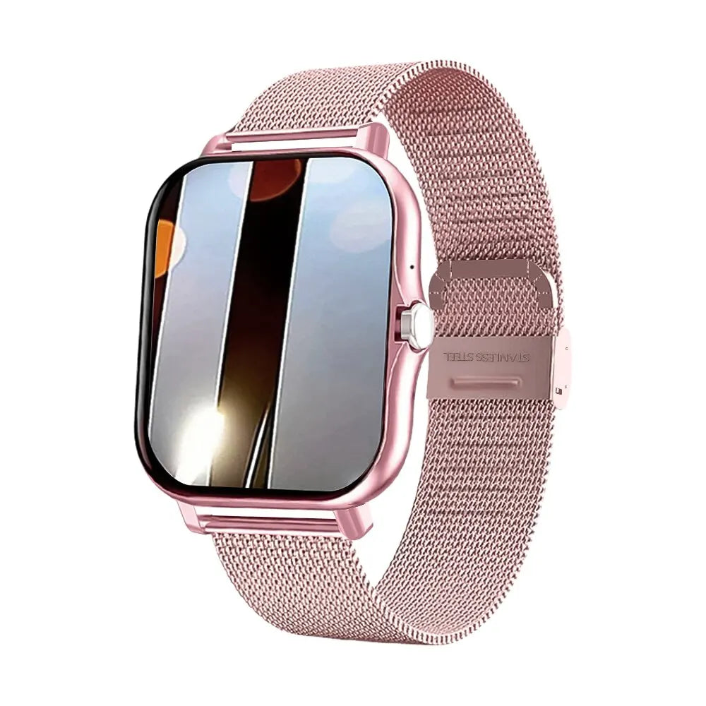 HOMEFISH Smart Watch Android Phone 1.44''Inch Color Screen Bluetooth Call Blood Oxygen/Pressure Monitoring Smart Watch Women Men