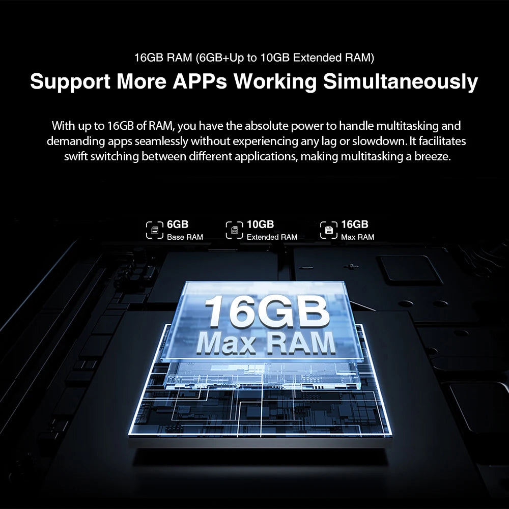 DOOGEE S41 Max 16GB 256GB Rugged Smartphone 6300mAh 13MP AI Triple Camera Cellphone NFC 4G Android 13 Mobile Phone