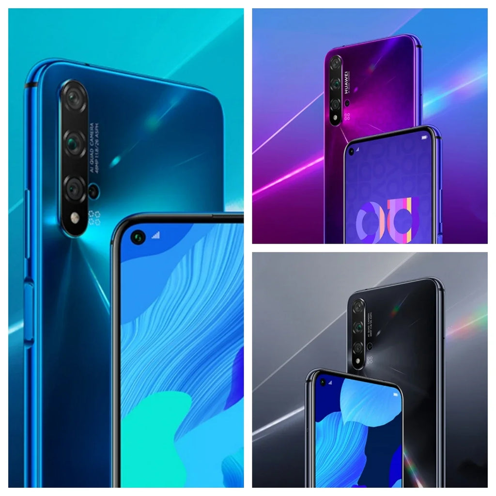 HUAWEI-Nova 5T,Smartphone Android,6.26 inch,8+256GB ROM,Mobile phones,Dual SIM,Google Play Store,48MP,4G Network,Cellphones