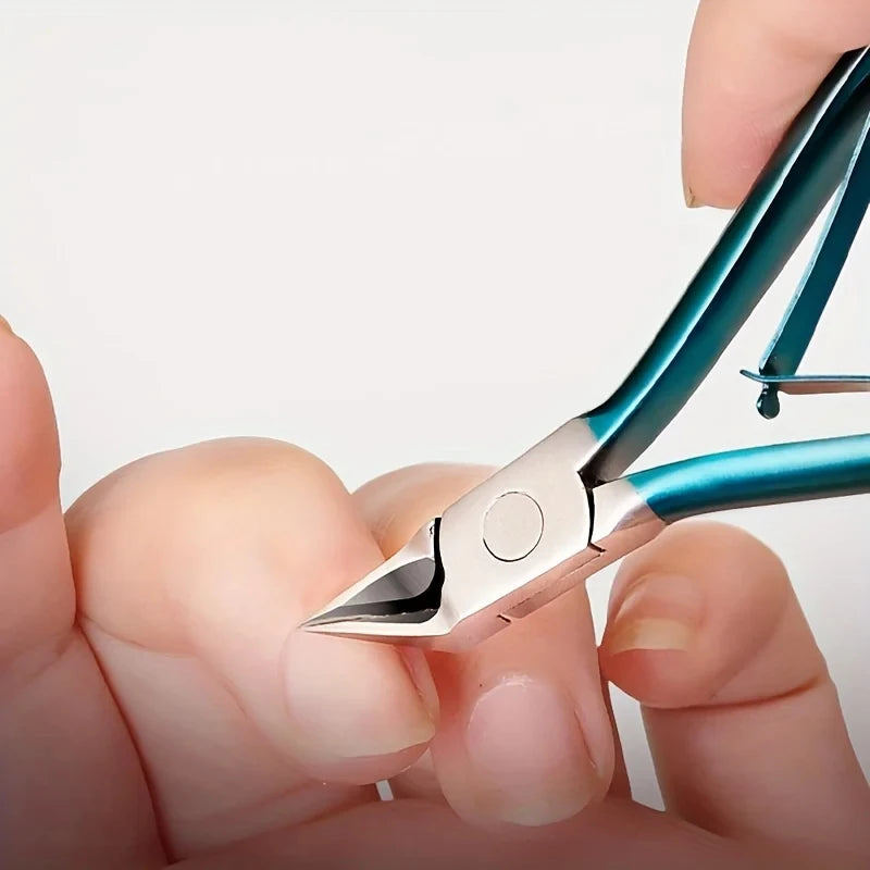 Culticle Nipper Nail Clipper Ingrown Thick Toenails Trimmer Professional Podiatrist Toenail Nipper With Stainless Steel