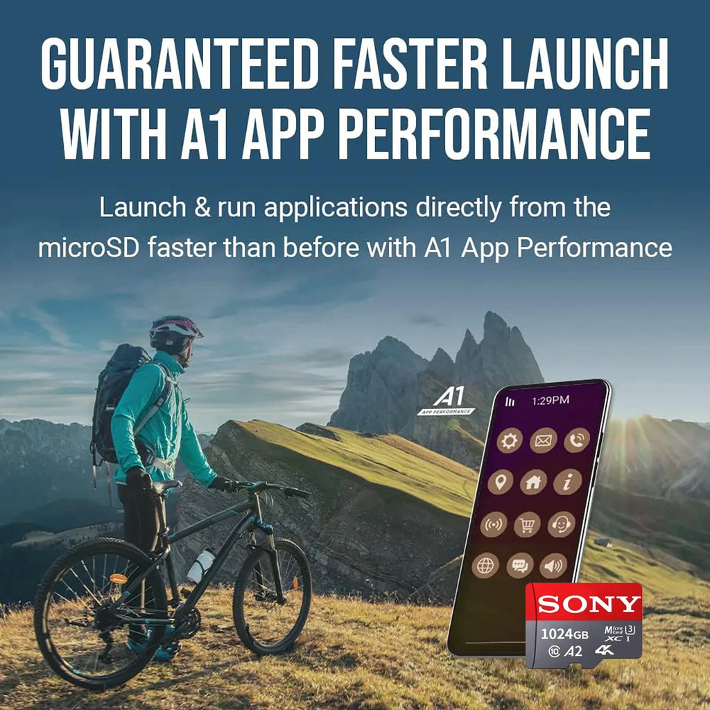 SONY 1024GB Memory Card A2 4K High Speed 1TB Class 10 Micro SD Card 1TB SD Memory Card For Xiao Mi Phone Switch Dropshipping