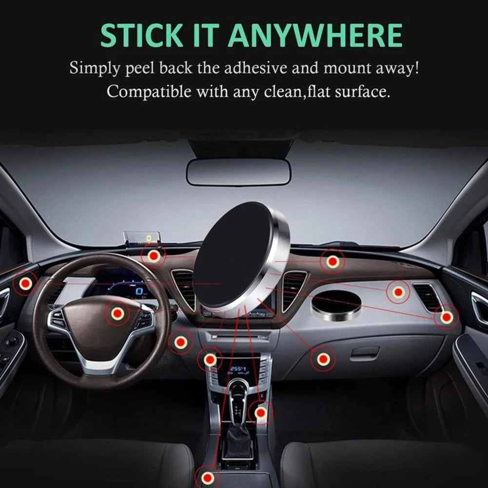 Car Magnetic Phone Holder 360°  Stand Magnet Car Mount Cell Mobile Phone Wall Nightstand GPS For iPhone Android Universal