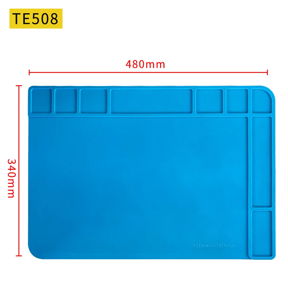 Silicone Soldering Mat Pad Desk Platform  for Welding Station Iron Phone PC  Repair Magnetic Heat Insulation No Lead S-160