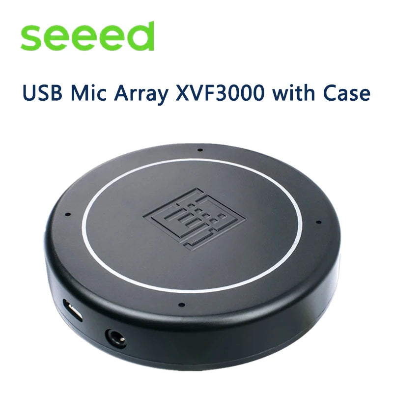 Seeed ReSpeaker Series Mic Array V3.0/USB Mic Array XVF3000 XMOS XVF3800 ESP32S3 AI-powered Optional,4-Mic Array for Clear Voice