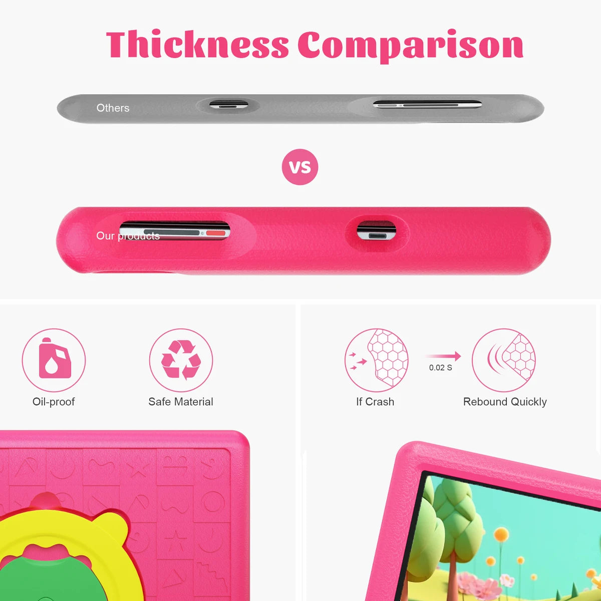 KT1006 10.1 Inch Kids Tablet 6GB RAM 64GB ROM 128GB SD Expand 5000mAh HD Dual Camera With Parenal Control Toy Gift for Children