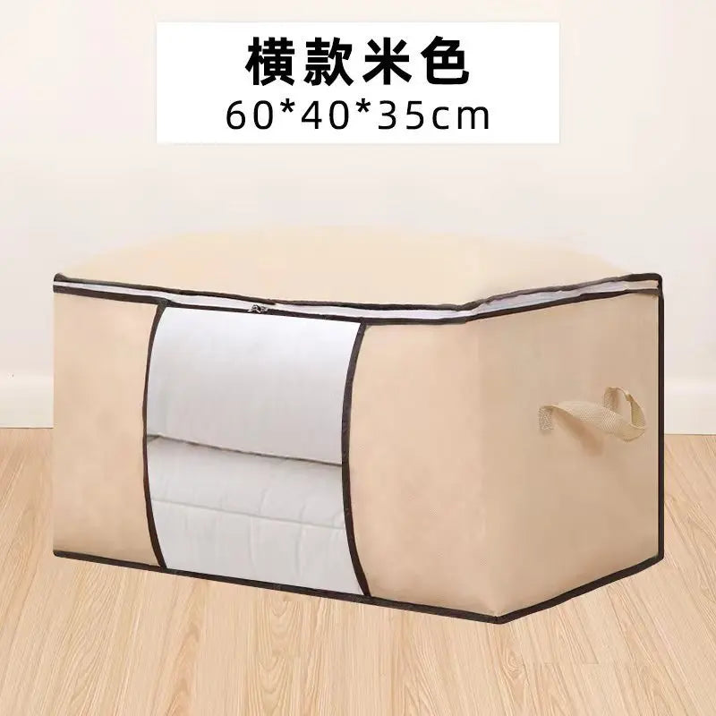 Large Capacity Multi-Purpose Storage Bag with Handles, Dustproof  Moisture-Resistant Odorless Non-Woven Fabric
