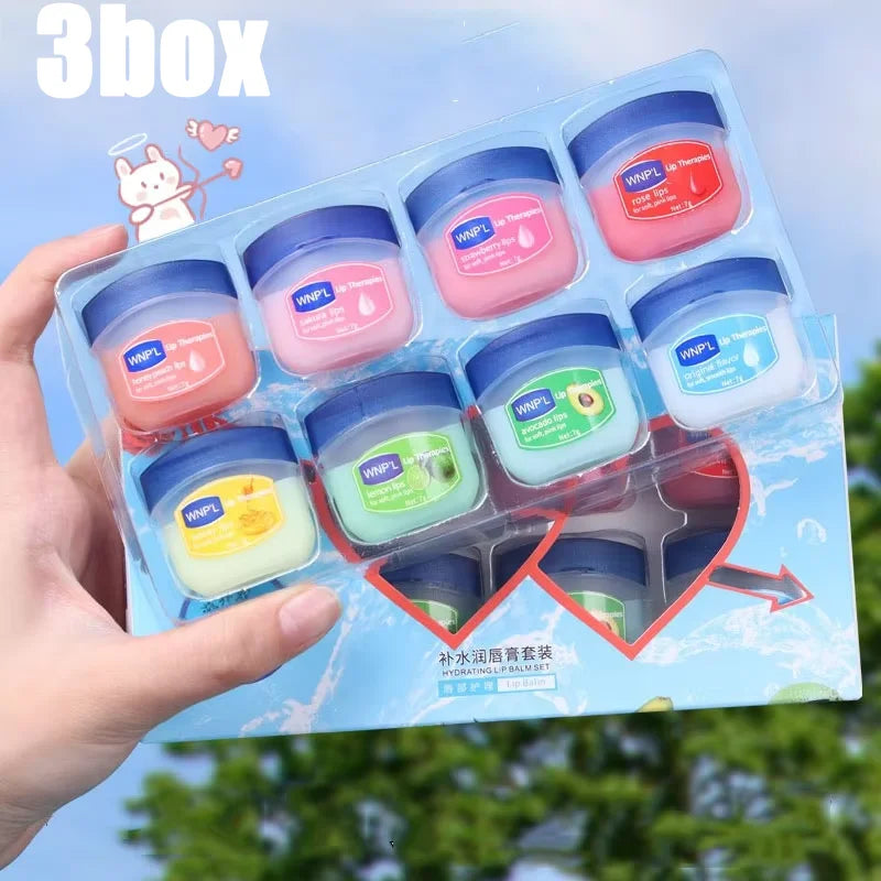 Natural Plant Lip Balm Moisturizing Lipsticks Base Cute Makeup Anti-Cracking Lip Oil Original Korean Cosmetics Skin Care