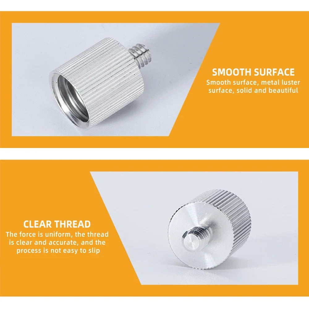 Thread Adapter Microphone Stand 5/8" female to 1/4" Male Camera Monitor 5/8 to 1/4 Adapter Tripod Adapter