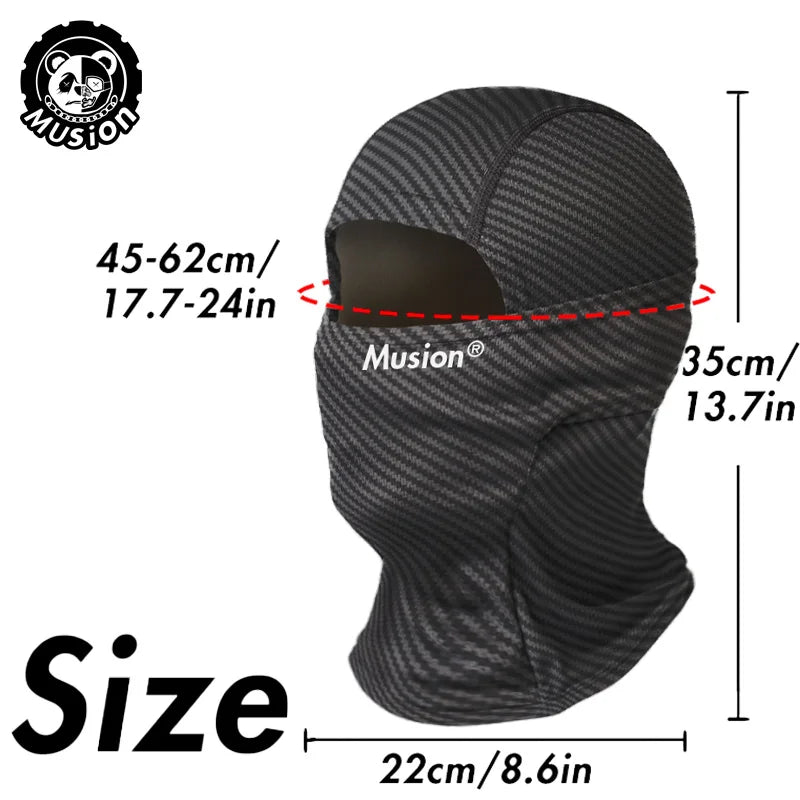 Musion Original Balaclava Tube Mask Motorcycle Fashion Print Face Mask Bandana Headband Scarf Outdoor Sports Riding