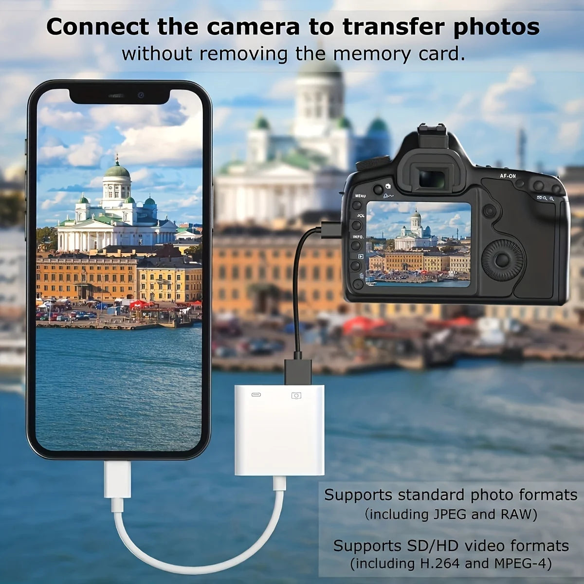 Lightning Type C OTG Adapter 2in1 For iPhone 16 15 14 13 ProMax iPad USB 30 Converter Mouse Keyboard Camera Card Reader Data