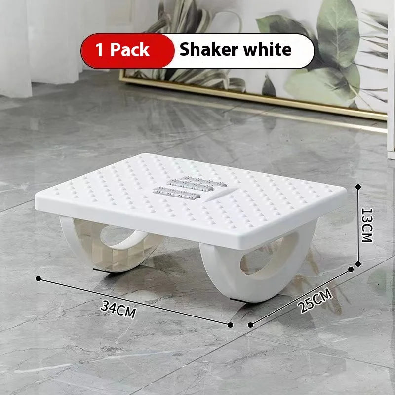 Ergonomic Under-Desk Foot Rest with Massage Rollers – Portable Foot Stool for Home & Office