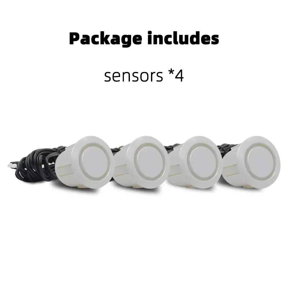 4PCS 22mm Ultrasonic Parking Sensors Reverse Backup Radar System Choose From Red, Black, White, Silver, Gray, Gold, and More!
