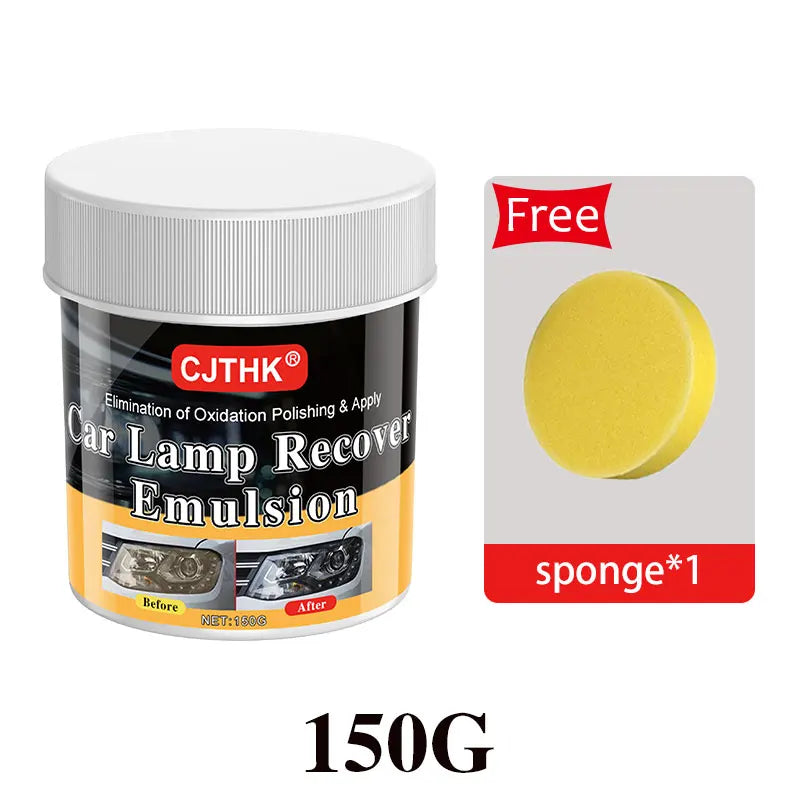 Car Headlight Restoration Polishing Kits Headlamp Scratch Remover Repair Cleaning Paste Remove Oxidation Headlight Polish Liquid