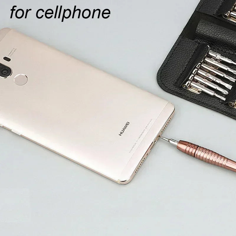 Mini Precision Screwdriver Set 25 in 1 Electronic Torx Screwdriver Opening Repair Tools Kit for iPhone Camera Watch Tablet PC