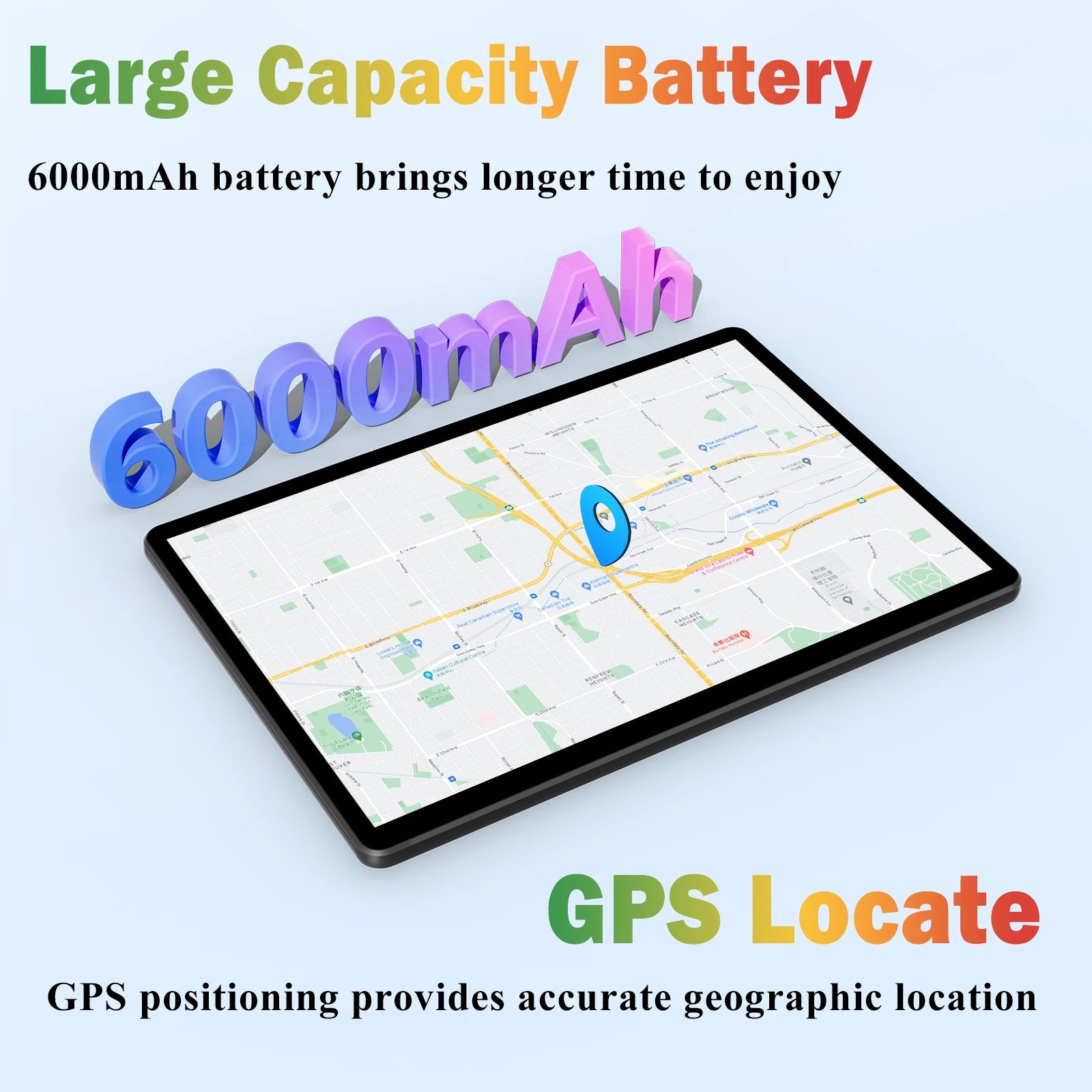 Adreamer LeoPad10 Tablet Android 11 10.1 Inch 8-Cores 4GB RAM 64GB ROM 1280x800 IPS 6000mAh Dual Camera Type-C Metal Body