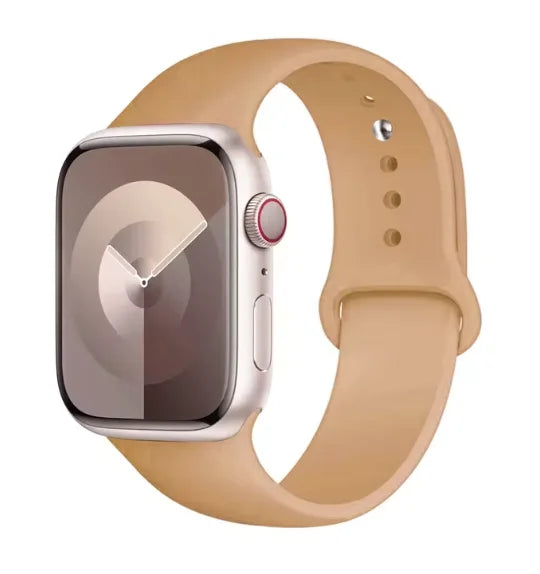 Silicone Band For Apple Watch strap 44mm 45mm 40mm 41mm 42-38mm 45 mm sport bracelet iwatch series 8 7 6 5 4 3 SE 9 Ultra 2 49mm