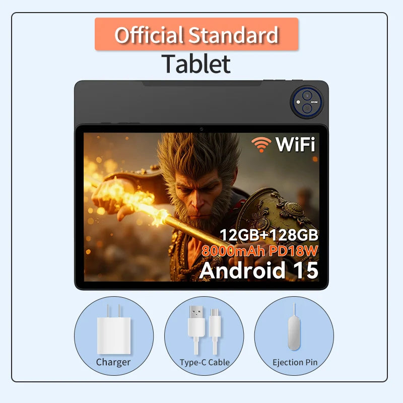 Headwolf WPad7 Android 15 Tablet 11 inch T606 CPU 12GB RAM 128GB ROM 1200*1920 IPS 8000mAh Battery 4G SIM Tablet