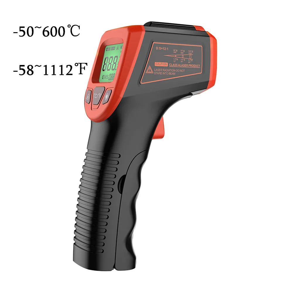 Digital Infrared Thermometer -50~600℃ GM320/GM320S/HW600/HW550 LCD Display Contactless Thermometer Pyrometer IR Laser Point