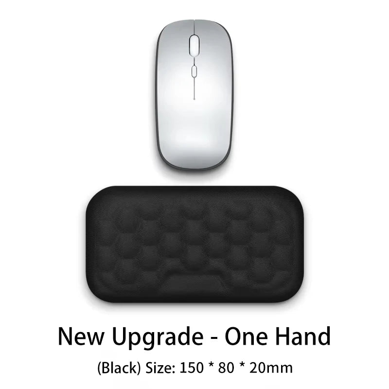 Keyboard mouse wrist rest ergonomic office typing protect relax wrist memory foam mouse pad computer notebook mouse pad
