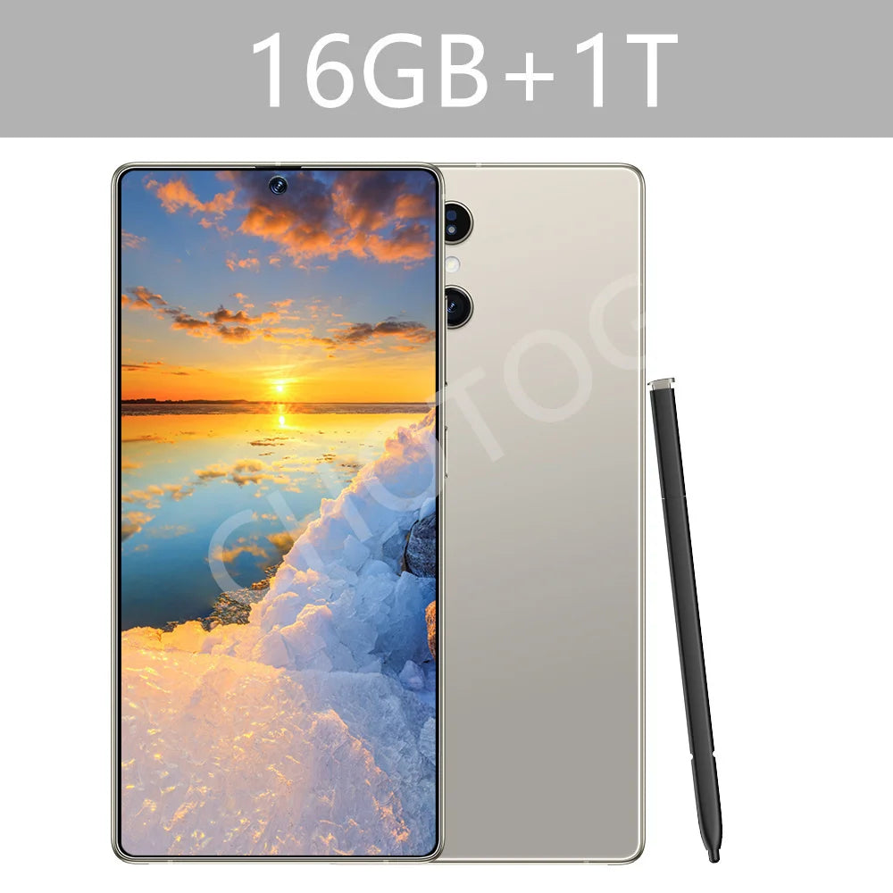 Screen Protector For SMS 25 Ultra Mobile Phones 22GB+2TB Cell Phone Tempered Glass Film For Android Smartphone 7800mAh Cellphone