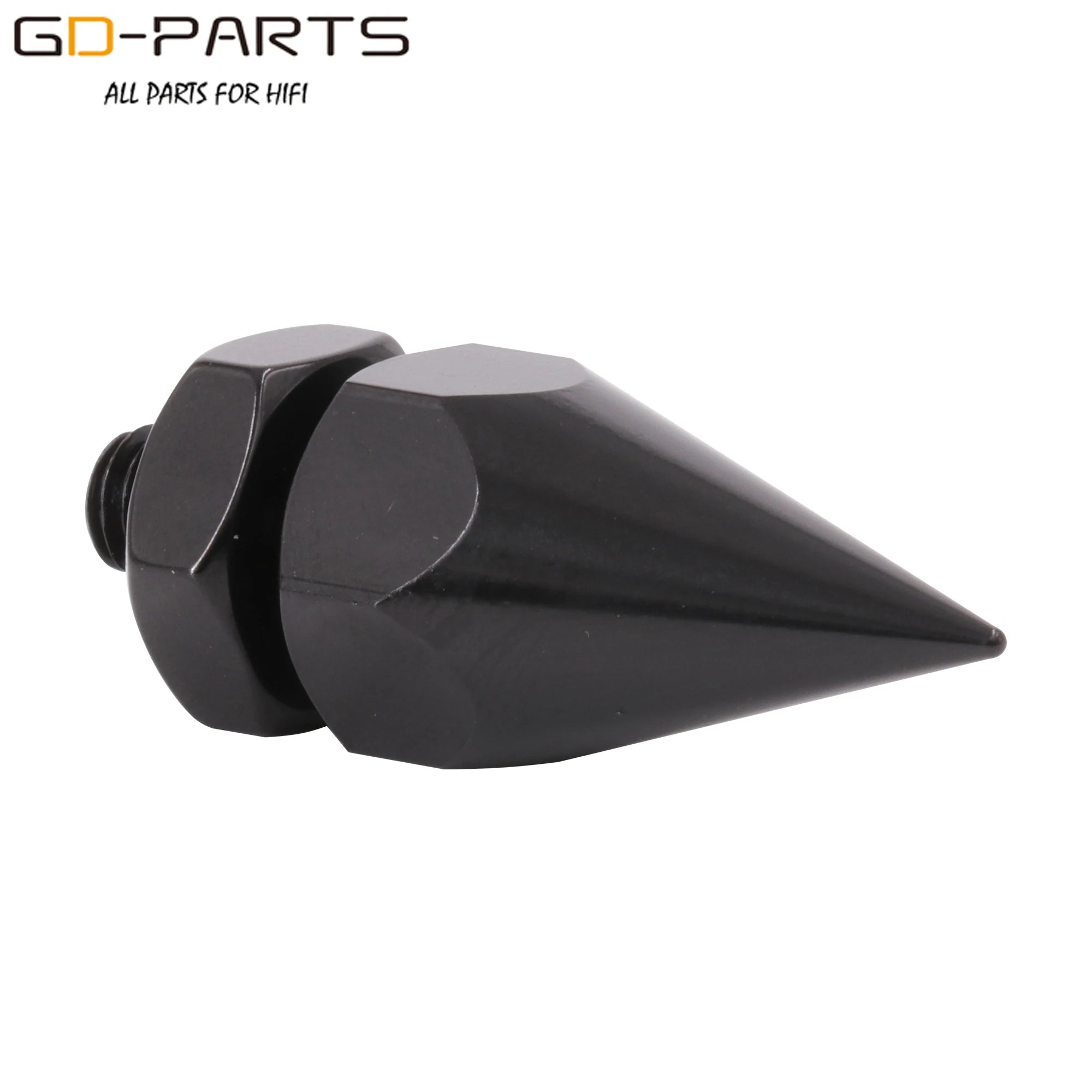 M6 M8 Thread Iron Speaker Spike Cone Damper AMP Turntable Recorder Studio Monitor Isolation Stand Vibration Cone Foot Pad 40mm