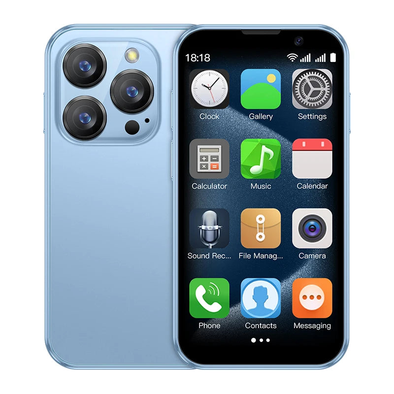 SOYES XS18 Pro 3.0" Mini Smartphone 2GB RAM 16GB ROM Facial Recognition Android8.1 Dual SIM Standby 1000mAh 3G Network Phone