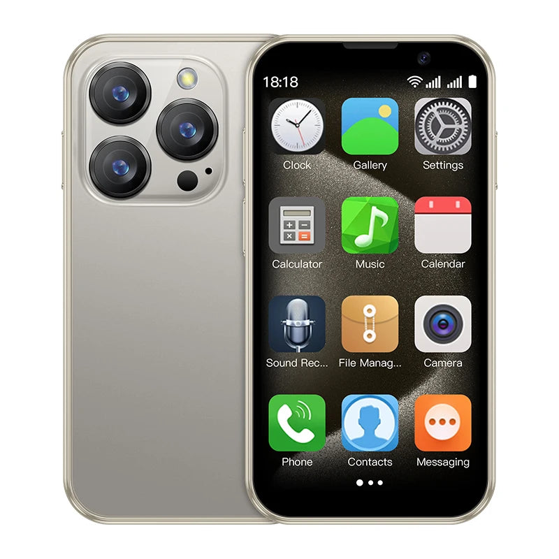 SOYES XS18 Pro 3.0" Mini Smartphone 2GB RAM 16GB ROM Facial Recognition Android8.1 Dual SIM Standby 1000mAh 3G Network Phone