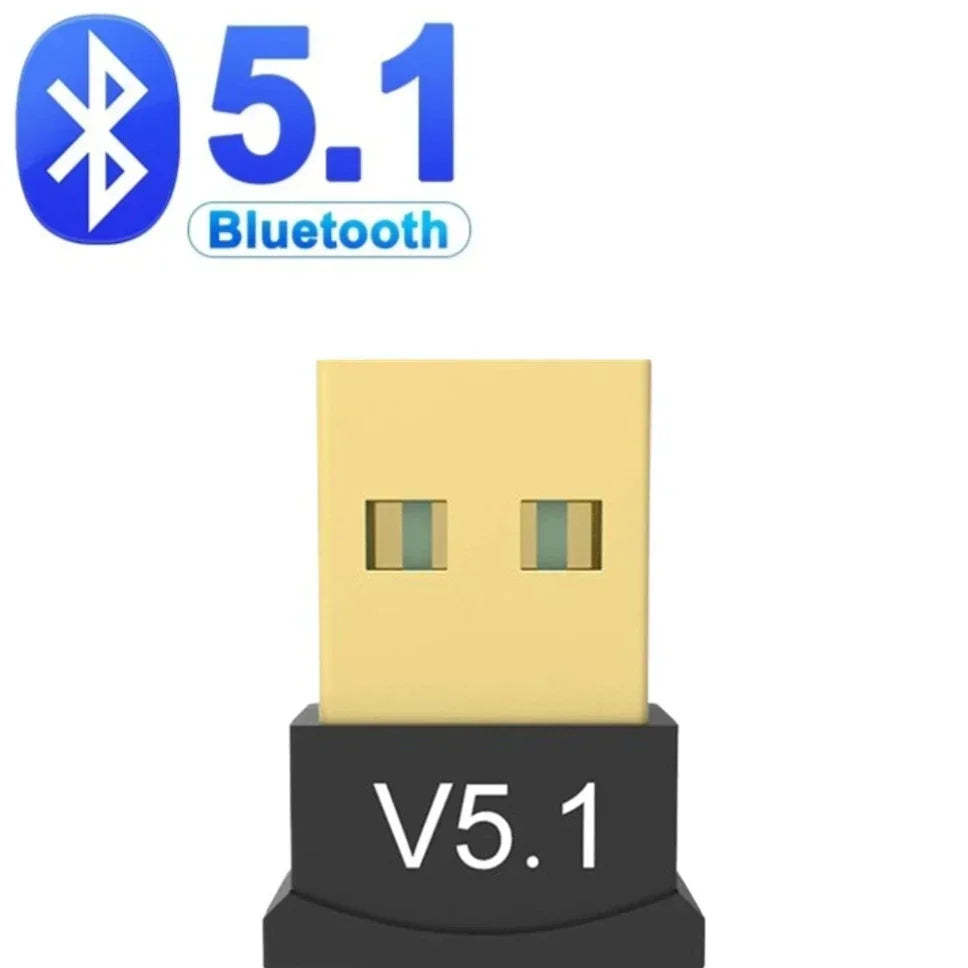 USB Bluetooth Adapter for Pc Usb Bluetooth 5.4/ 5.3/ 5.1/ 5.0 Dongle Receiver for Speaker Mouse Keyboard Music Audio Transmitter