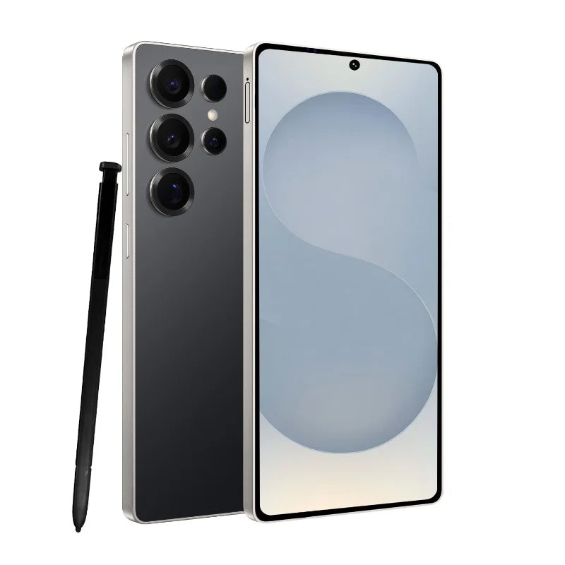 Global Vision S25 Ultra Smartphone 5G Android 12 8GB RAM 512GB ROM 6.8 Inch Phone 1920x1080HD 24+48MP 4 5G Network Mobile Phones