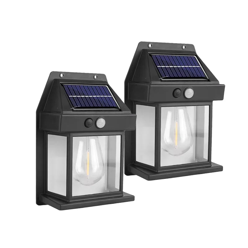 Powerful Outdoor Solar LED Street Light Waterproof Solar Lamp Garden Yard Pathway Wall Decoration External Lighting Fixture