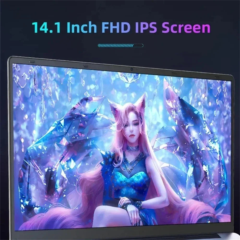 Brand New Laptop Computer Windows 11 Pro 14.1" Intel CORE i9 8950HK 16GB 1/2TB 1920*1080 Resolution Office Gaming PC notebook