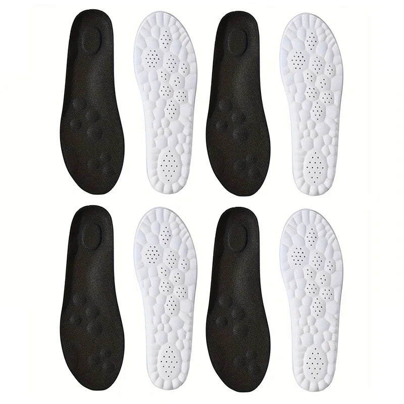 1Pair High Elasticity Latex Sport Insoles Soft Shoe Pads Arch Support Orthotic Insoles Deodorant Shock Absorption Cushion