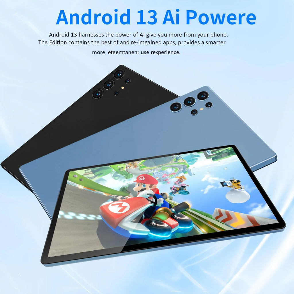 2025 New Upgraded Pad Pro 10.1 Inch Tablets Octa Core 4GB+64GB ROM Google Play Dual SIM Cards Wifi Phone Call Tablet Pc 6000mAh