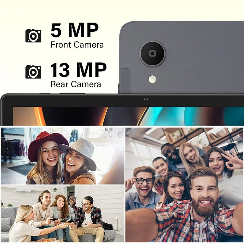 2025 Upgraded Android 15 Tablet 10.95inch,12GB+128GB+512GB, 8000mAh Large Battery, Dual WiFi 6, Dual Camera,T606 Octa-Core CPU