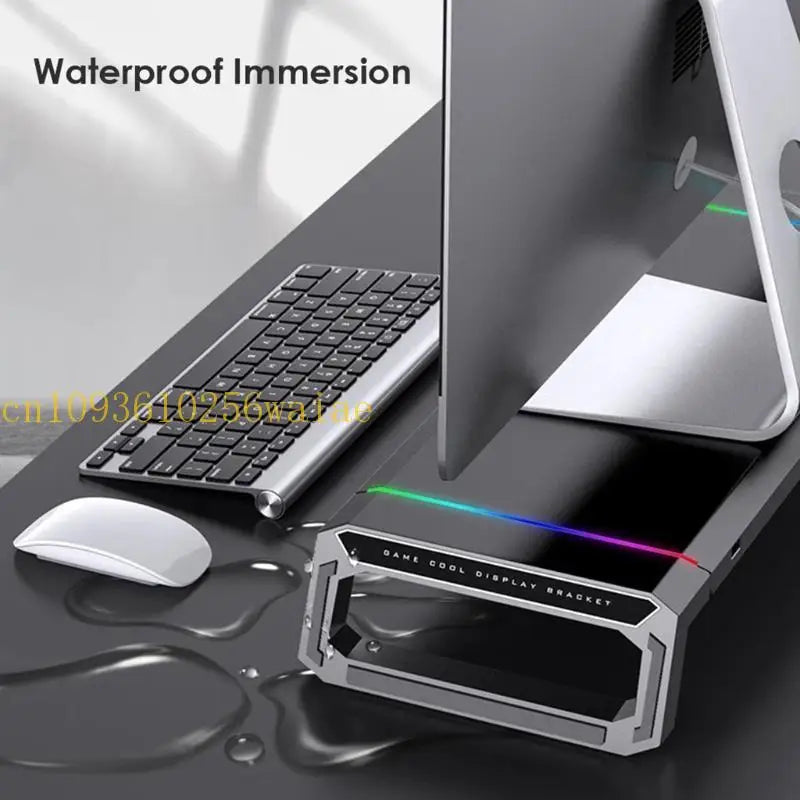 652F Multi-Function Computer Screen Riser for Home Office T1 Universal Monitor Stand Riser RGB