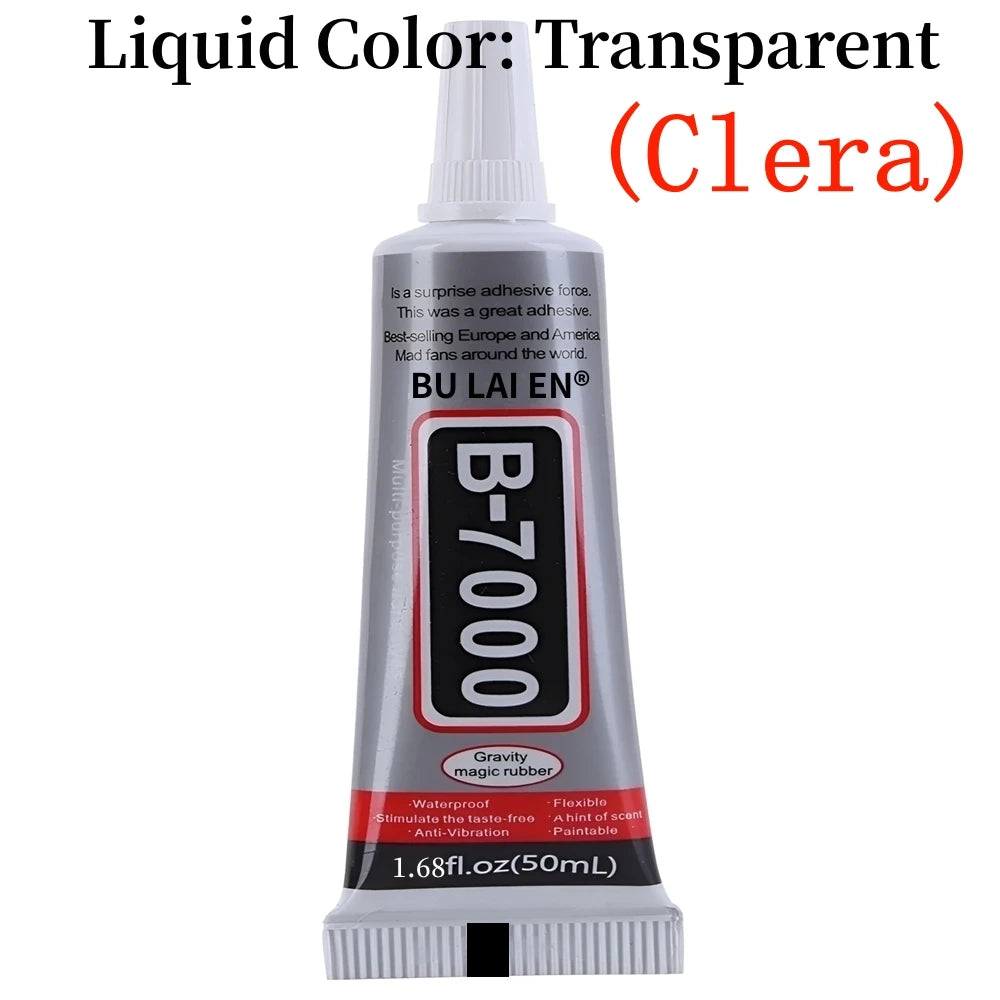 15ML 50ML 110ML B-7000 Clear Contact Phone Repair Adhesive Universal Glass Plastic DIY Glue T7000 with Precision Applicator Glue