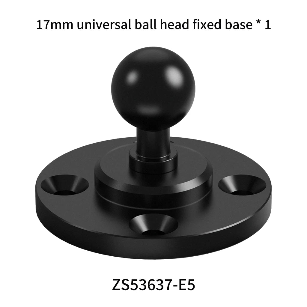 Wall Mount 1/4 3/8 M6 Thread Fixed Plate 17mm Ball Head Adapter for Gopro Camping Light Stand Projector Holder Monitor Bracket
