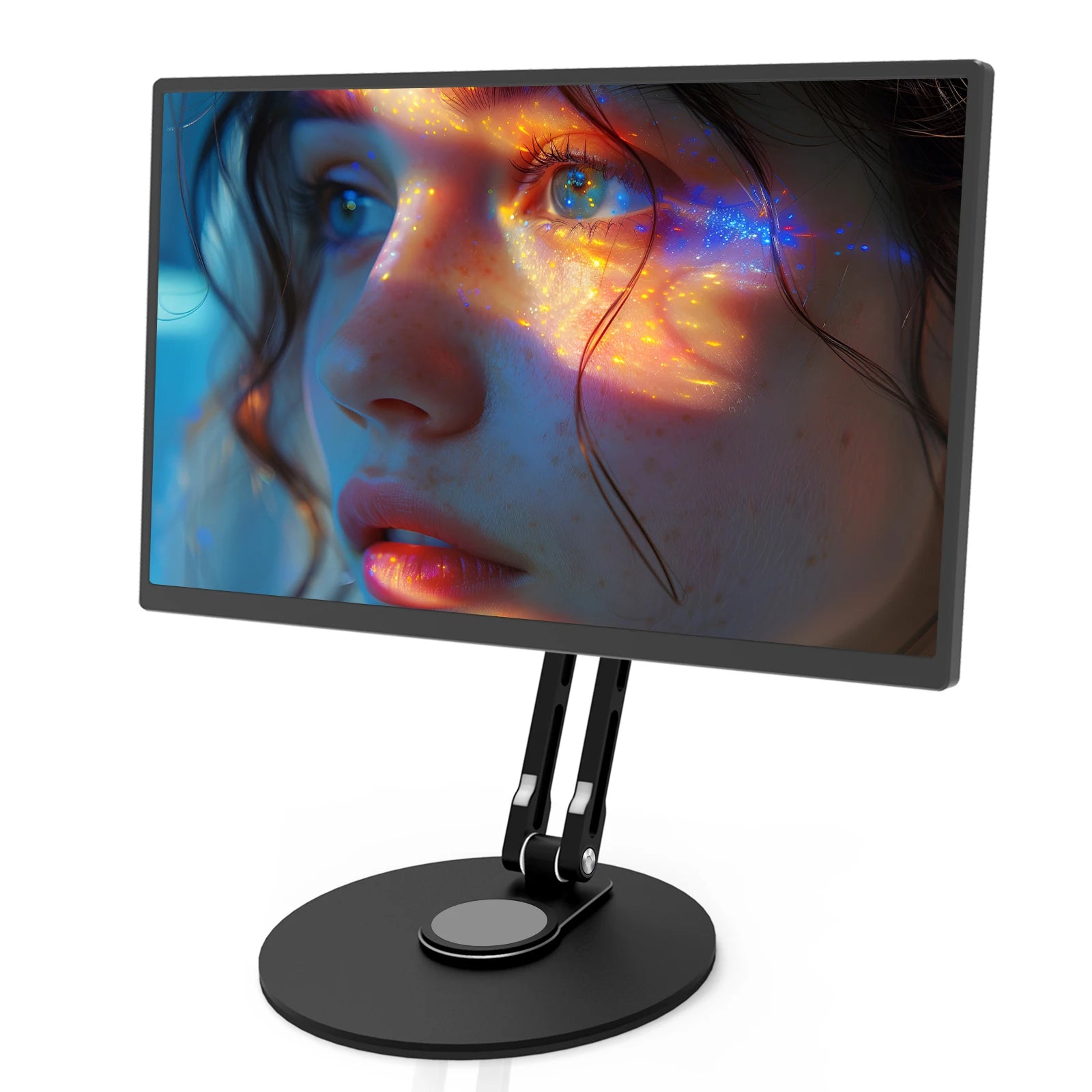 Bimawen 4.5inch-15.6inch VESA Protable Monitor Stand 75mm VESA Monitor Desk Mount Single Monitor Stands Freestanding fits