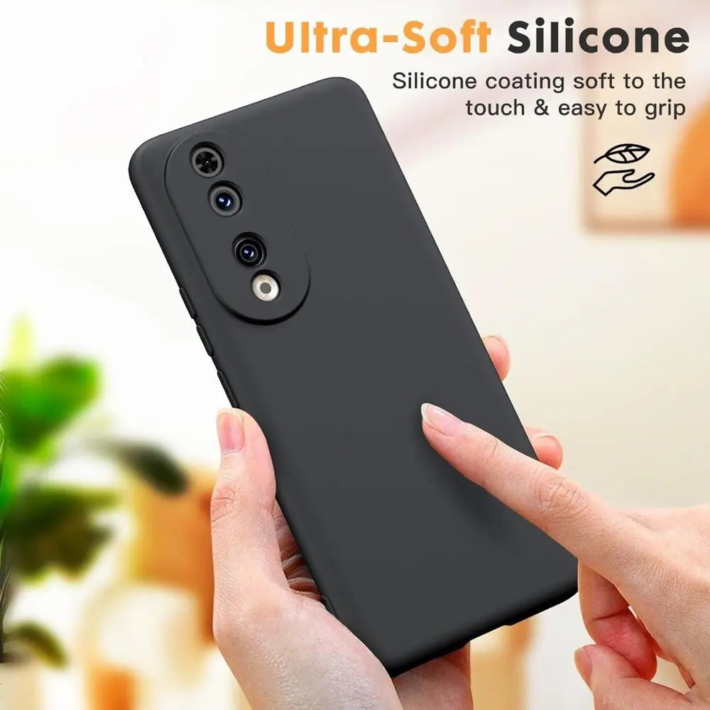 New Flexible Liquid Silicone Case For X8B Honor 200 Lite Magic 7 6 pro 90 smart Protective Cover Bumper Fundas Coque Capa Shell