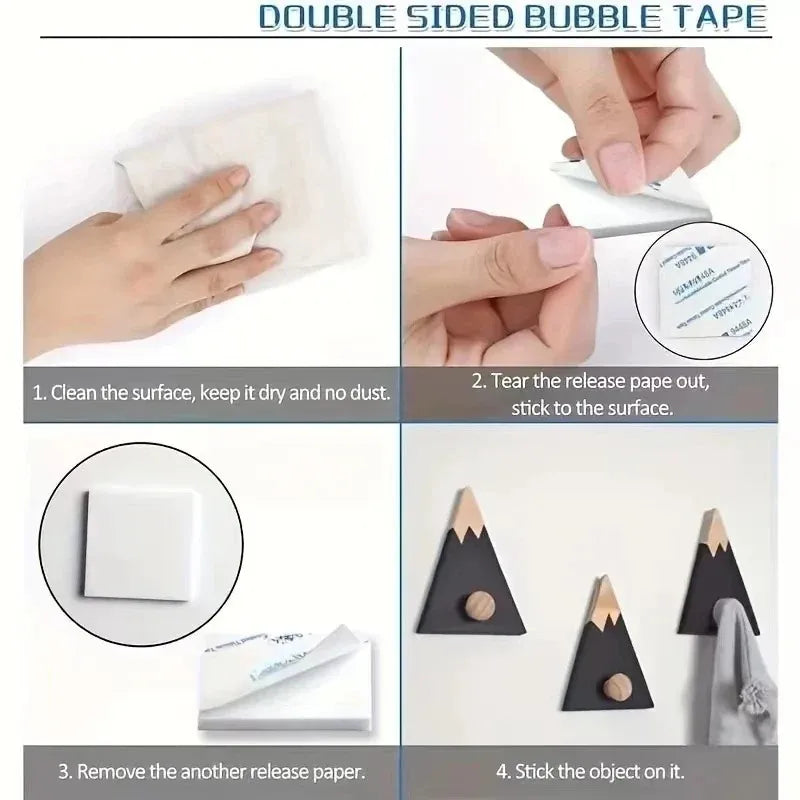 30pcs Double Sided Tape, Wall Tape Suitable For Home, Office, Car, Outdoor Use