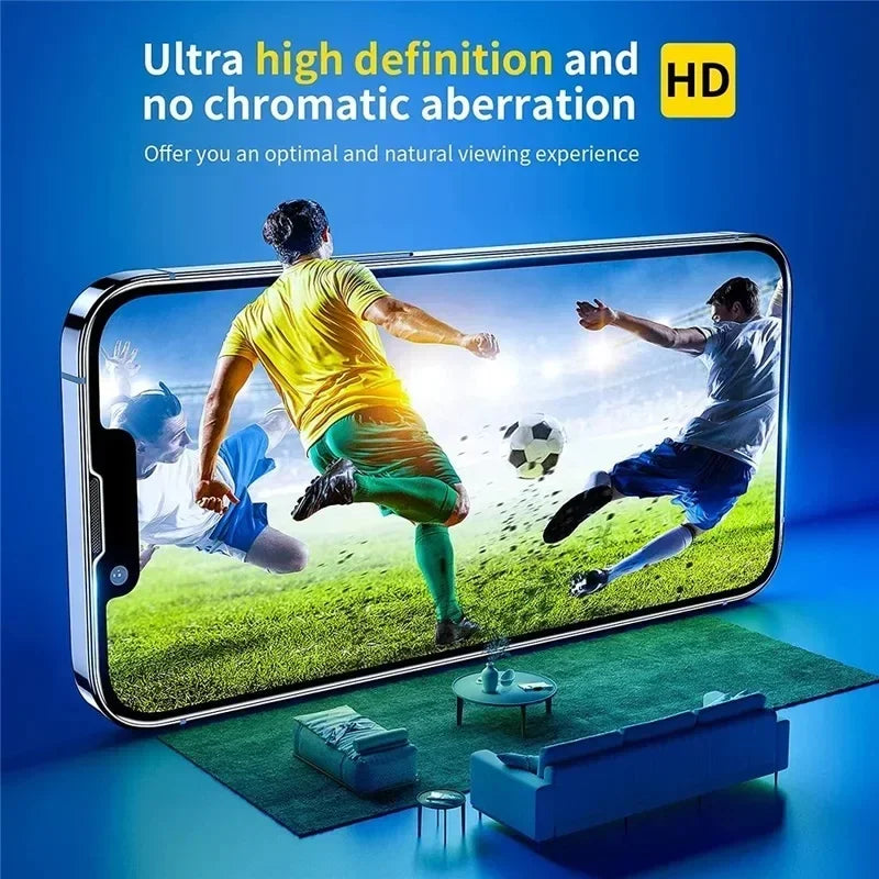 1-5Pcs Tempered Glass For iPhone 14 13 12 11 16 15 Pro Max Screen Protector For iPhone 6 6S 7 8 SE X XS XR Protective Glass Film