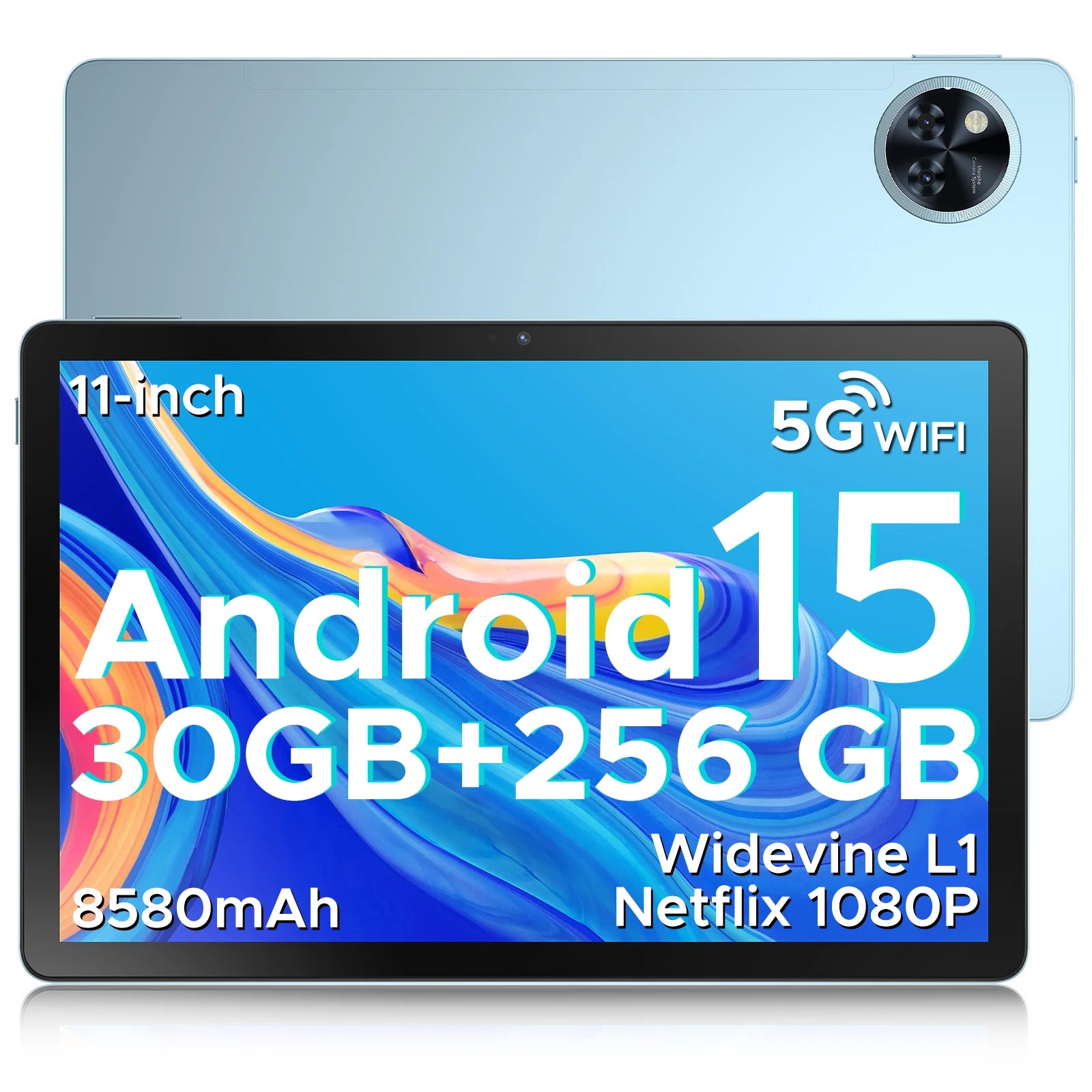 Global Version DOOGEE U11 Pro Android 15 Tablet PC 11 inch Ultra-clear 90Hz Display 30GB(6 + 24) 256GB 8580mAh Battery Tablet