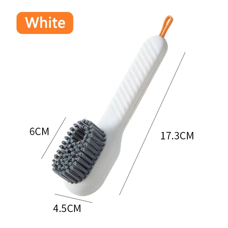 Cleaning Brush Soft Bristled Liquid Shoe Brush Long Handle Brush Clothes Brush Shoe Clothing Board Brush Household Cleaning