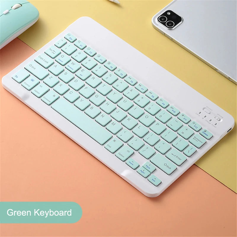 Bluetooth Keyboard and Mouse For iPad Xiaomi Samsung Huawei Phone Tablet Slim Mini Wireless Keyboard For Android IOS Windows