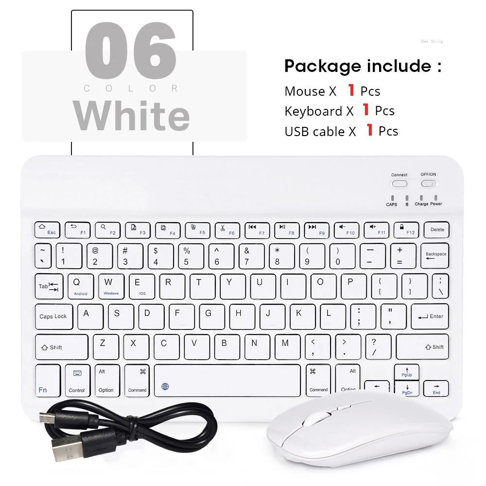 Mini Wireless Keyboard Bluetooth Keyboard For ipad Phone Tablet Portable Bluetooth Keyboard and Mouse For Samsung Xiaomi Android