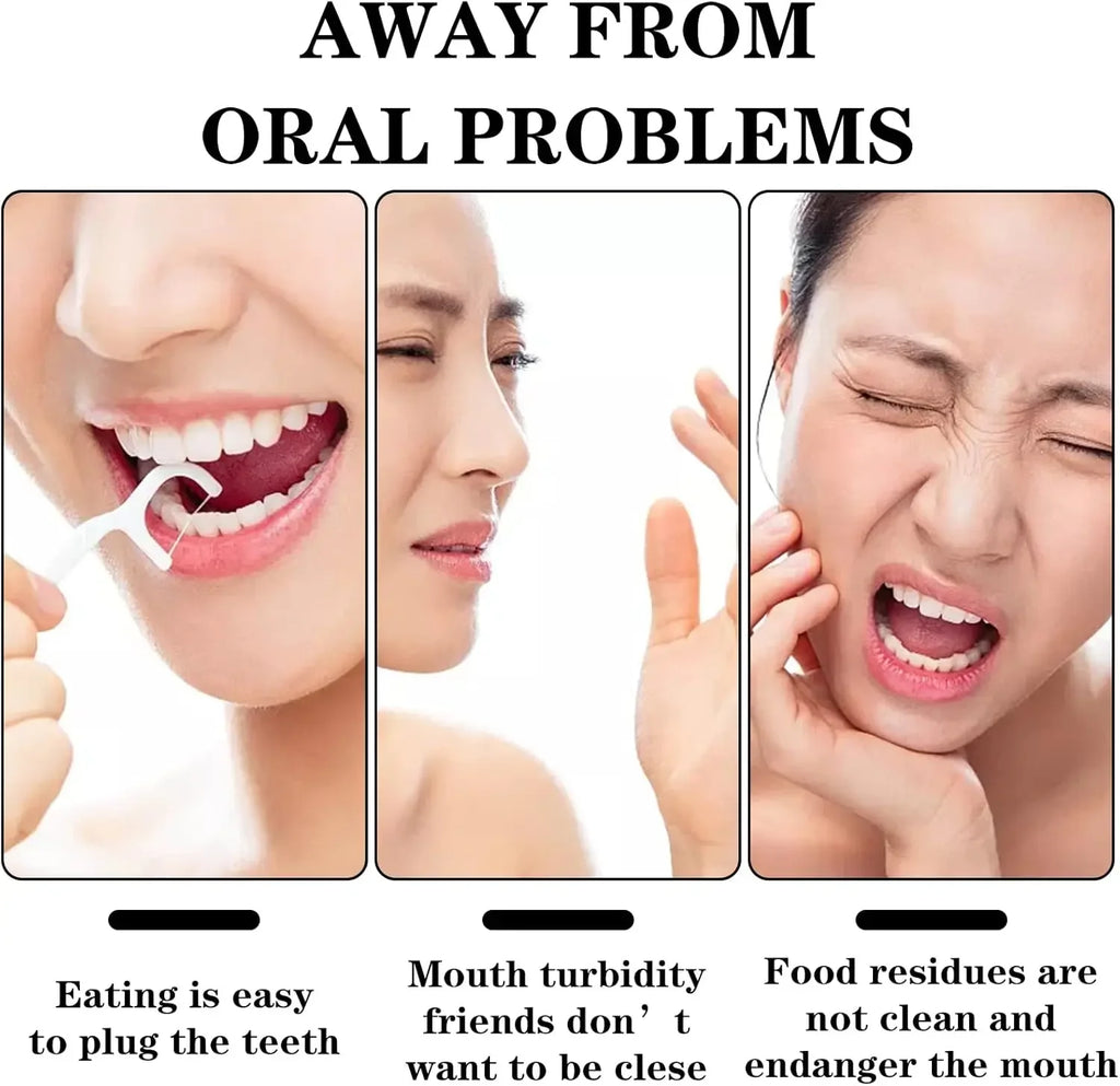 50-1000pcs Portable Dental Floss Toothpicks Teeth Stick Tooth Cleaning Interdental Brush Portable Dental Flosser For Home Travel